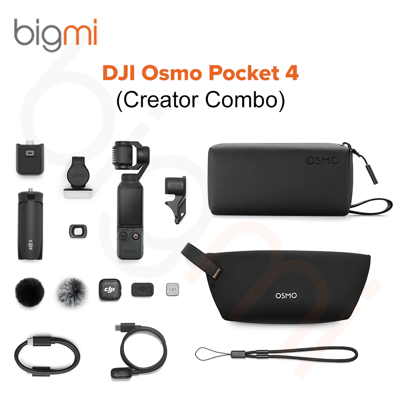 Camera DJI Osmo Pocket 4 Creater Combo - Chính Hãng