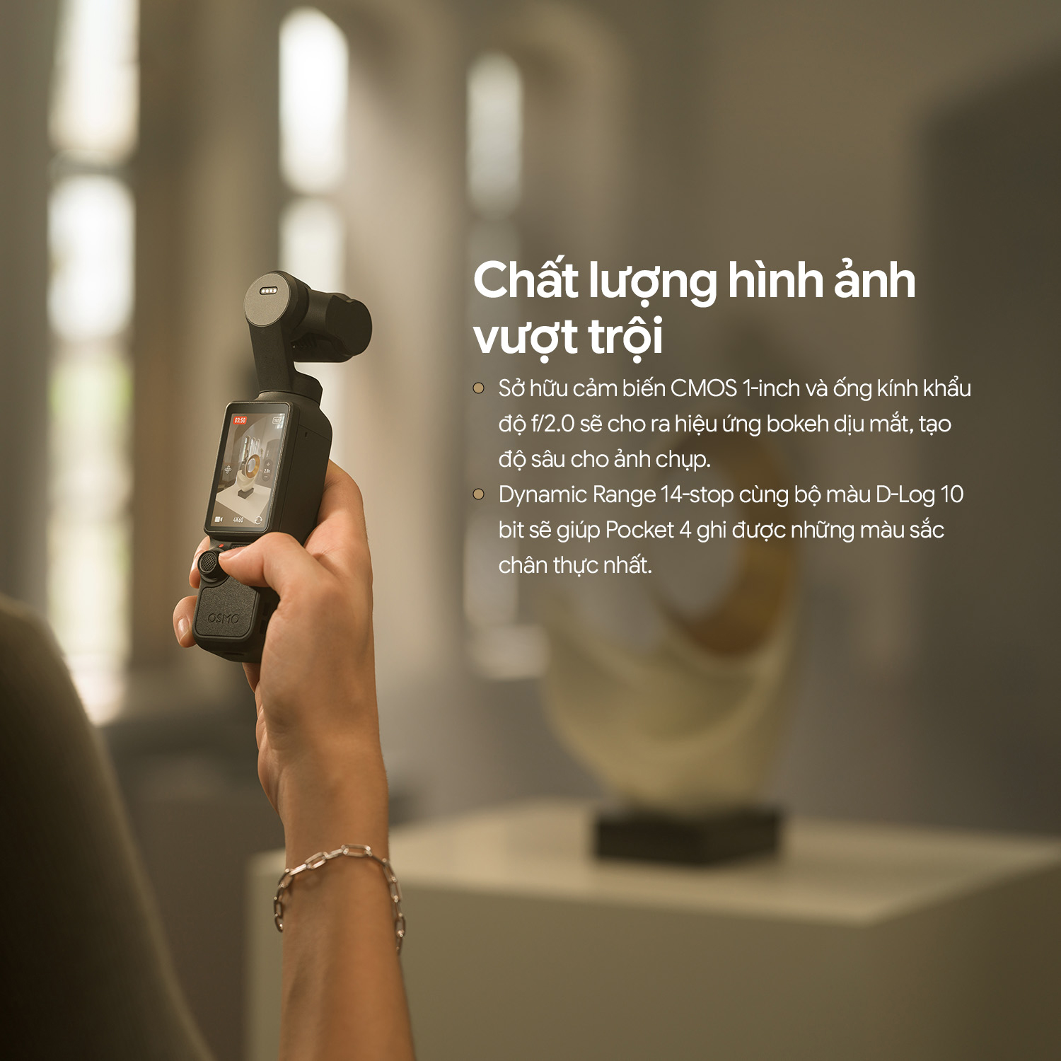 Camera DJI Osmo Pocket 4 Standard Combo - Chính Hãng 5 DJI Osmo Pocket 4 chinh hang tai bigmivn 2