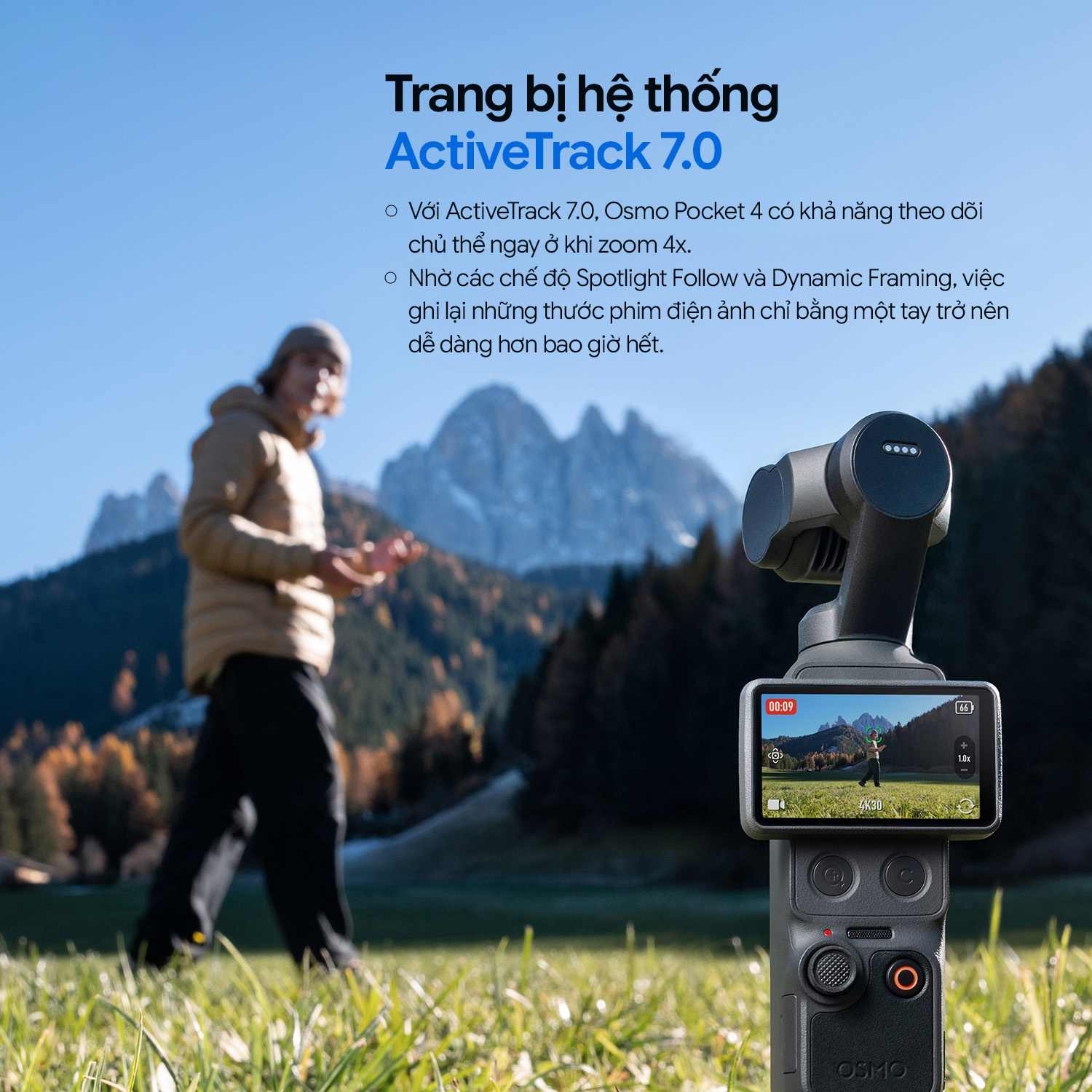 Camera DJI Osmo Pocket 4 Standard Combo - Chính Hãng 10 DJI Osmo Pocket 4 chinh hang tai bigmivn 6