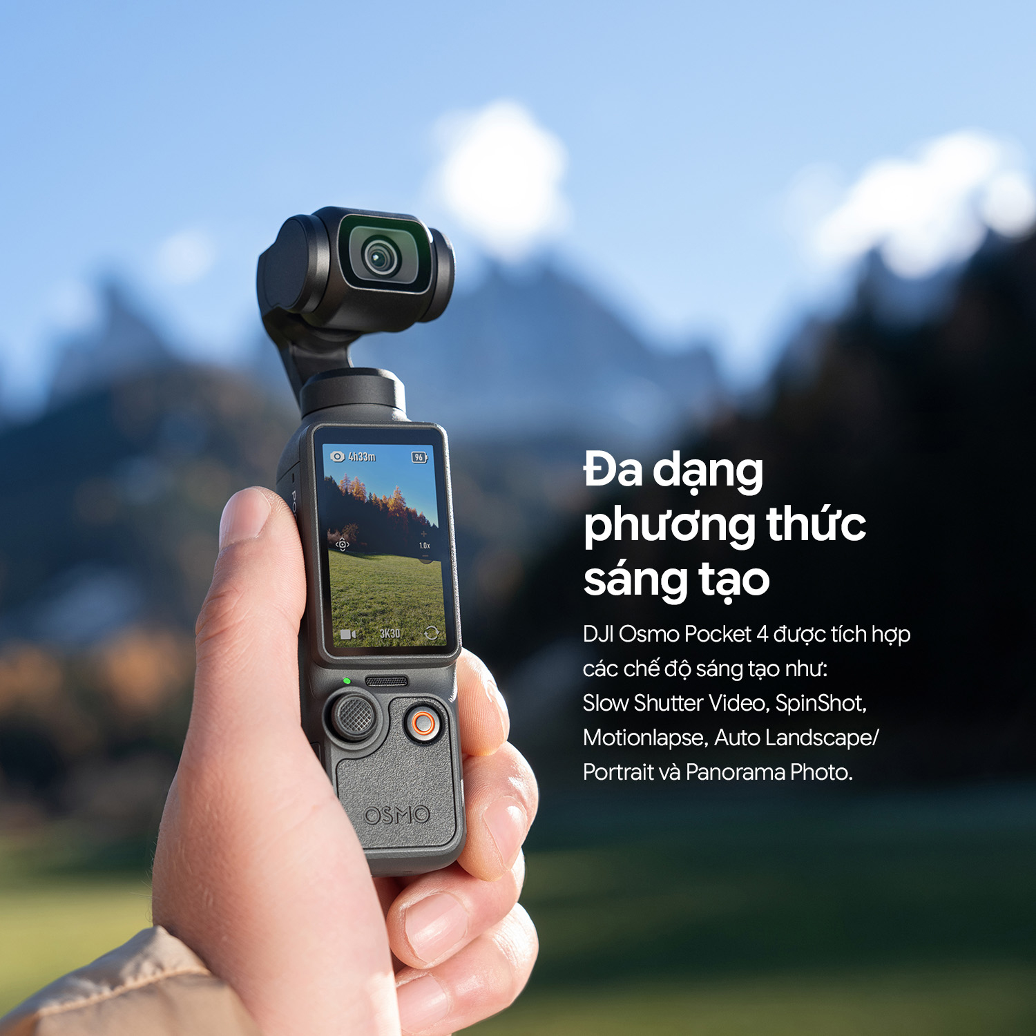 Camera DJI Osmo Pocket 4 Standard Combo - Chính Hãng 15 DJI Osmo Pocket 4 chinh hang tai bigmivn 9