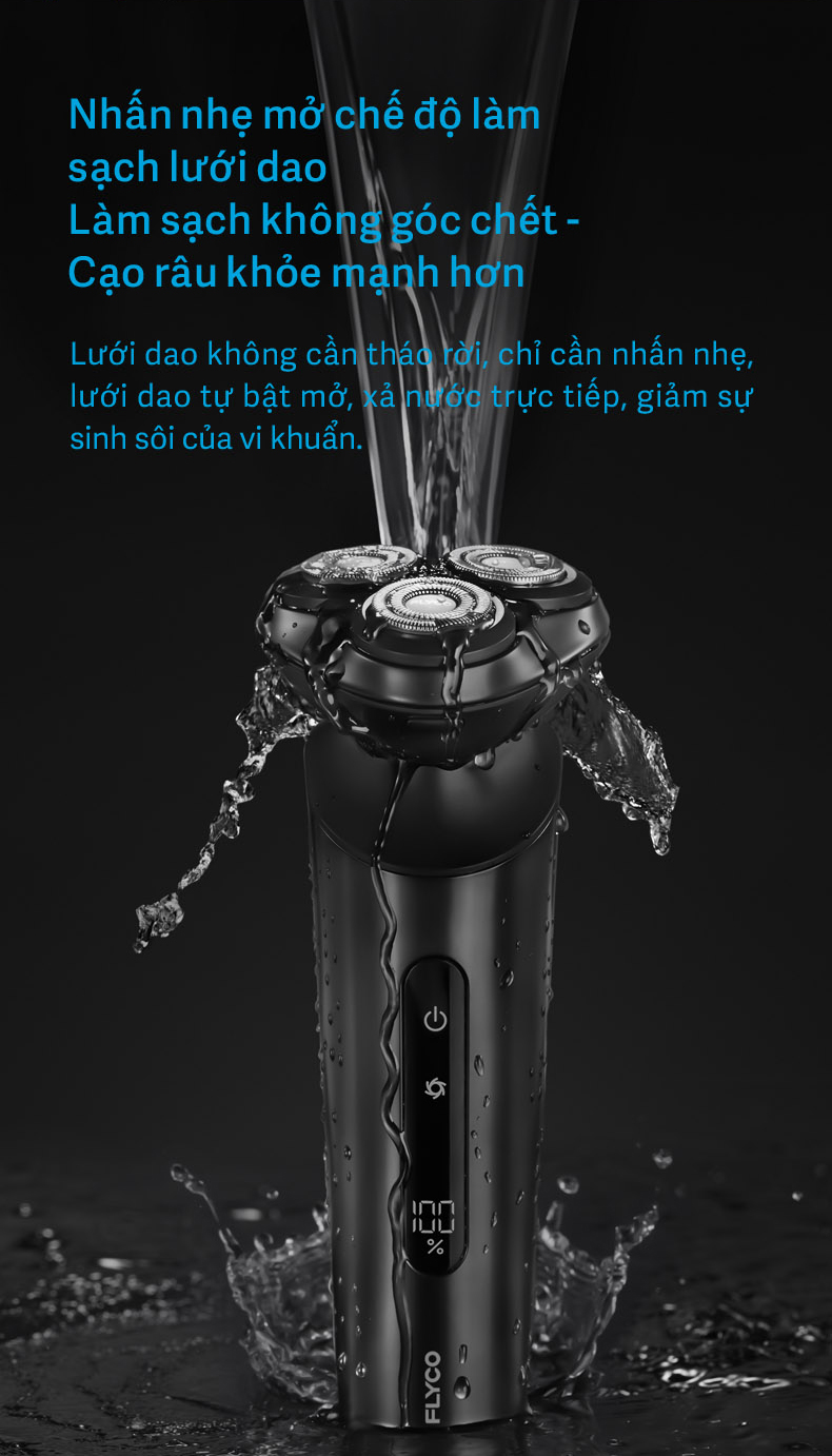Máy cạo râu Flyco FS929 - Chính hãng 13 May cao rau Flyco FS929 bigmivn 11