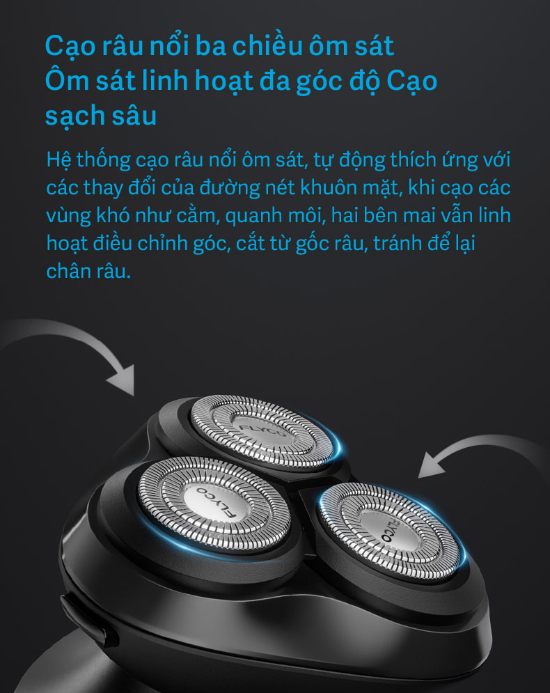 Máy cạo râu Flyco FS929 - Chính hãng 6 May cao rau Flyco FS929 bigmivn 4