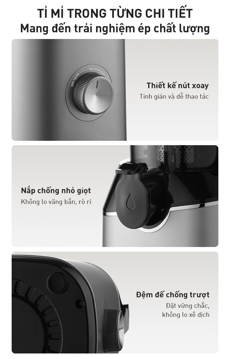 Máy ép chậm Joyoung JSJ-868 1L | Công suất 200W - Chính hãng 12 May ep cham Joyoung JSJ 868 1L bigmivn 10