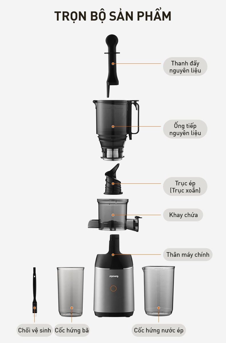 Máy ép chậm Joyoung JSJ-868 1L | Công suất 200W - Chính hãng 13 May ep cham Joyoung JSJ 868 1L bigmivn 11