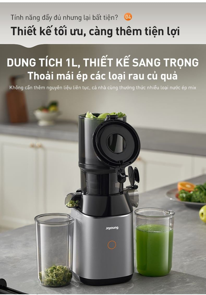 Máy ép chậm Joyoung JSJ-868 1L | Công suất 200W - Chính hãng 9 May ep cham Joyoung JSJ 868 1L bigmivn 7