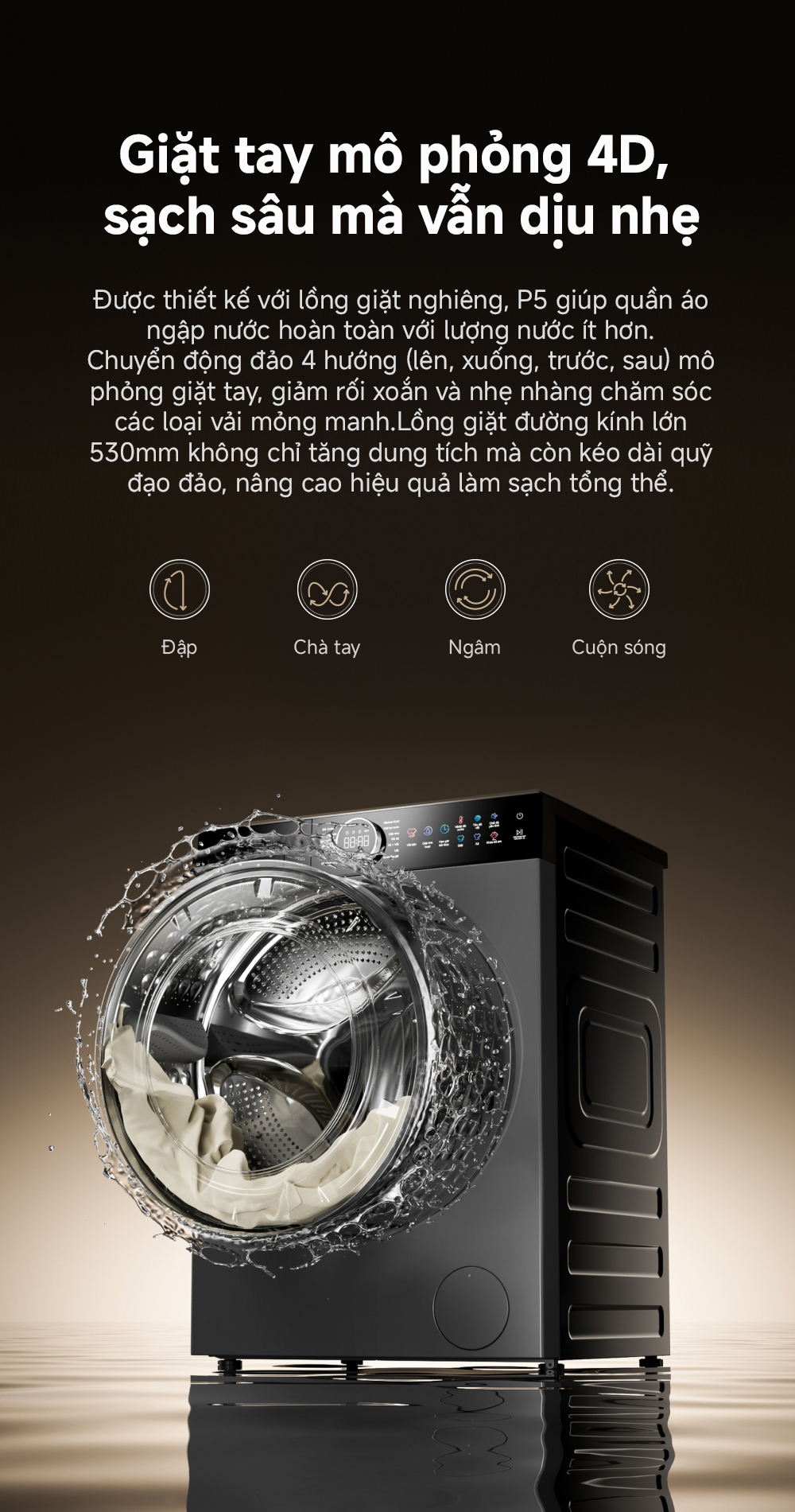 May giat cua truoc 10kg Dreame Premium Washer L3 2 bigmivn 4