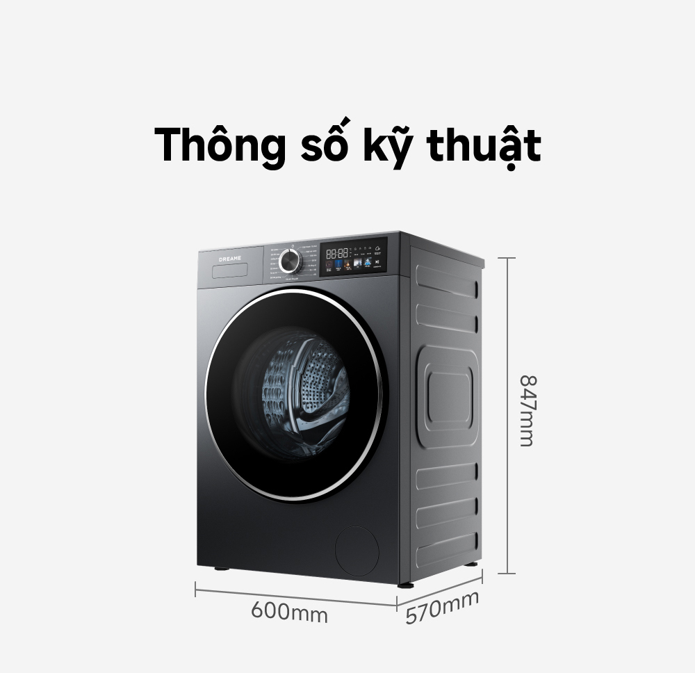 May giat cua truoc 10kg Dreame Premium Washer P3 L3 1 bigmivn 10