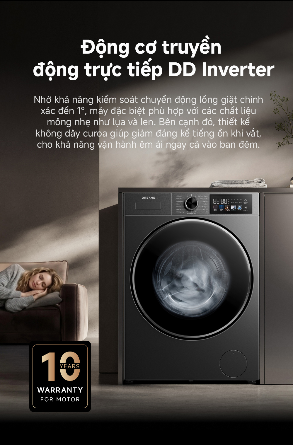 May giat cua truoc 10kg Dreame Premium Washer P3 L3 1 bigmivn 3