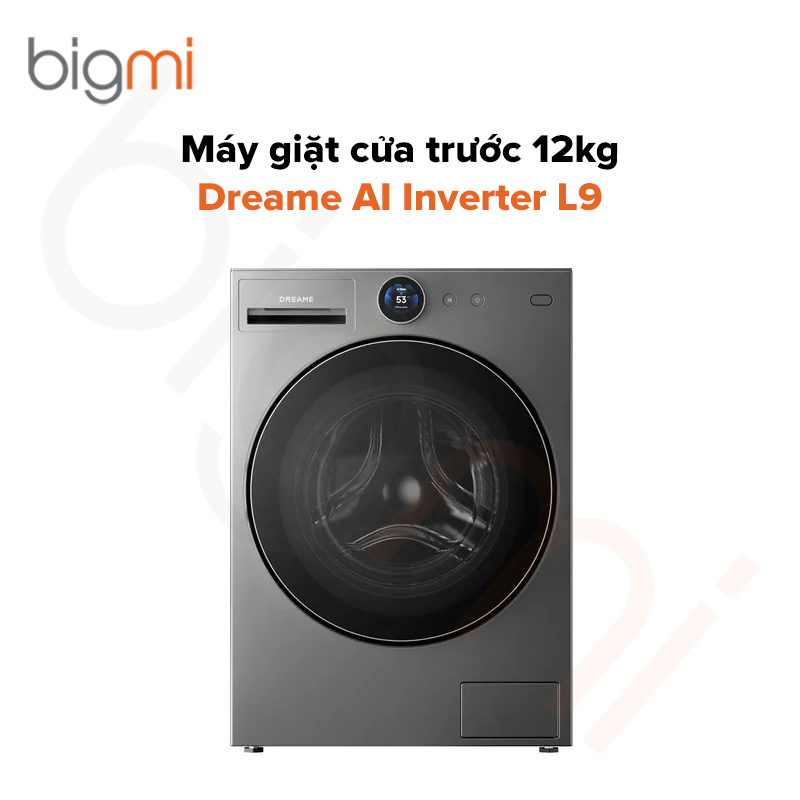 Máy giặt cửa trước 12kg Dreame AI Inverter L9