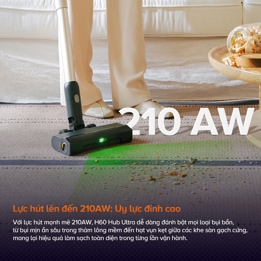 May hut bui cam tay Roborock H60 Hub Ultra bigmivn