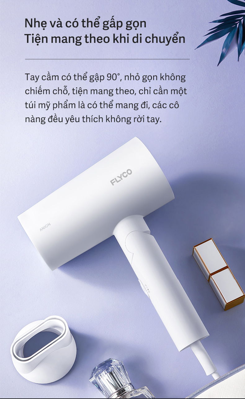 Máy sấy tóc ion âm FLYCO FH6276 (màu trắng) - Chính hãng 9 May say toc ion am FLYCO FH6276 bigmivn 4