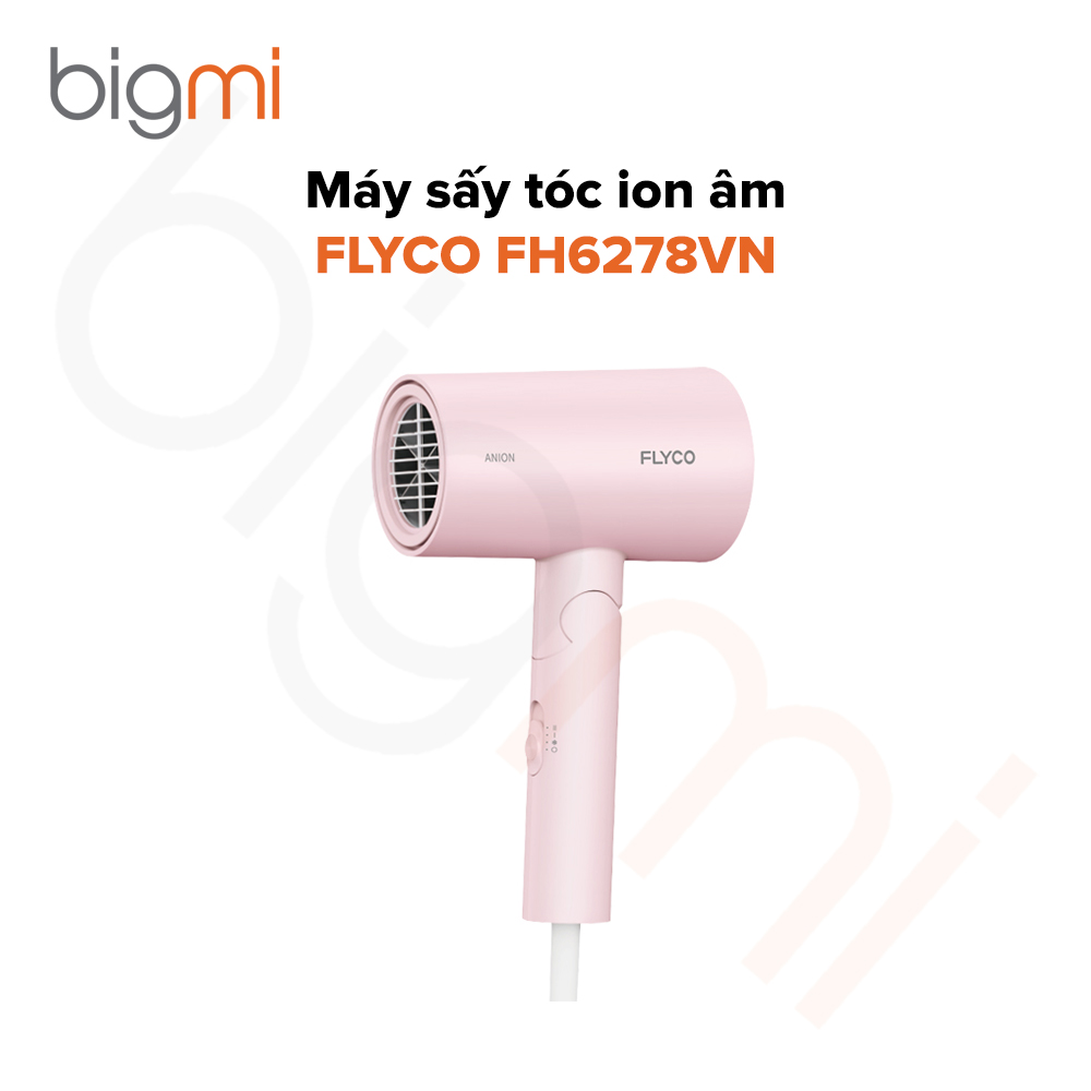 Máy sấy tóc ion âm FLYCO FH6278VN (màu hồng) - Chính hãng