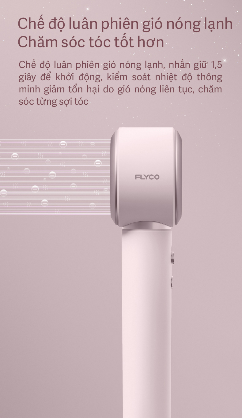 Máy sấy tóc ion âm FLYCO FH6371VN - Chính hãng 8 May say toc ion am FLYCO FH6371 bigmivn 11