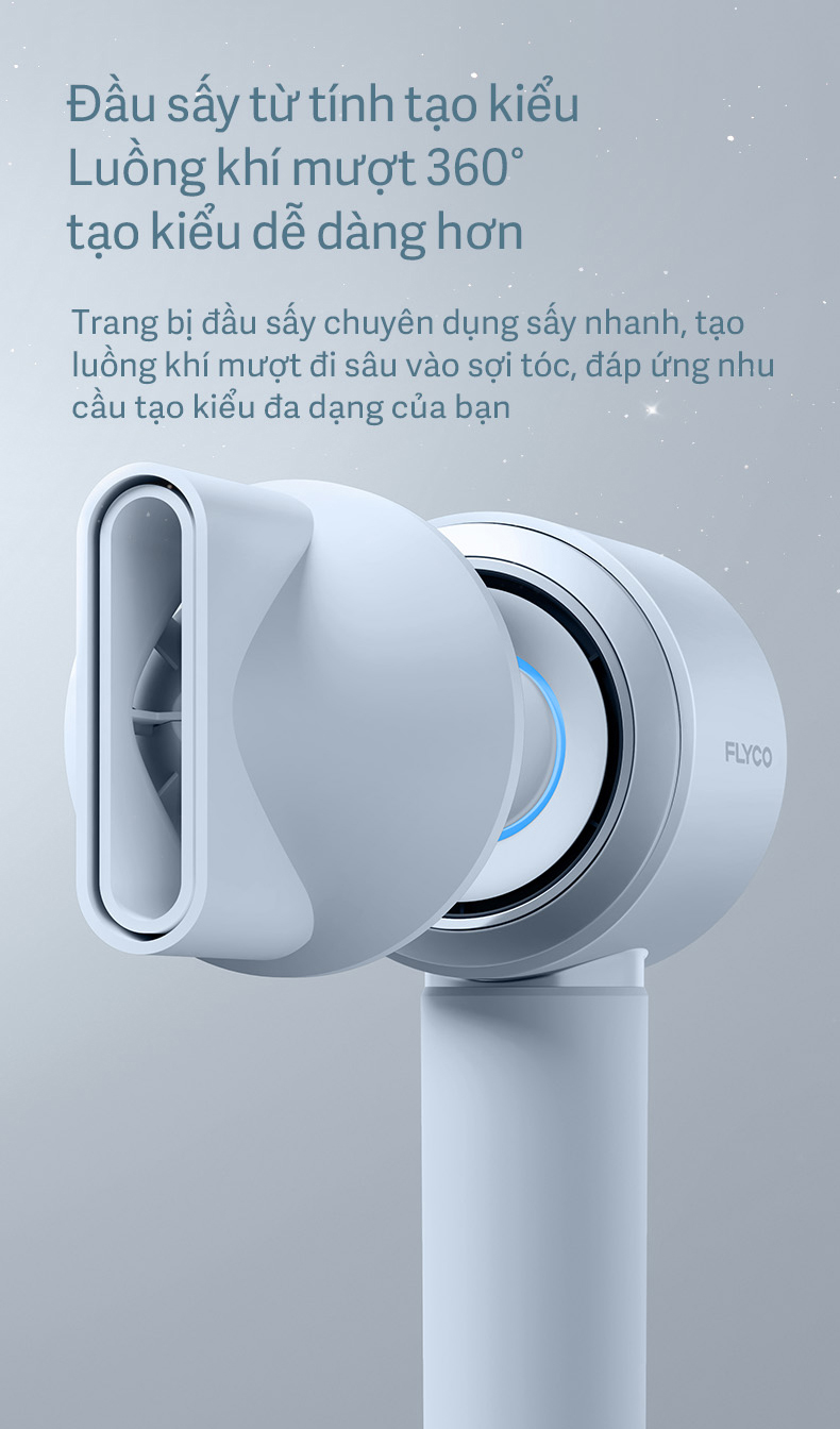 Máy sấy tóc ion âm FLYCO FH6371VN - Chính hãng 12 May say toc ion am FLYCO FH6371 bigmivn 14