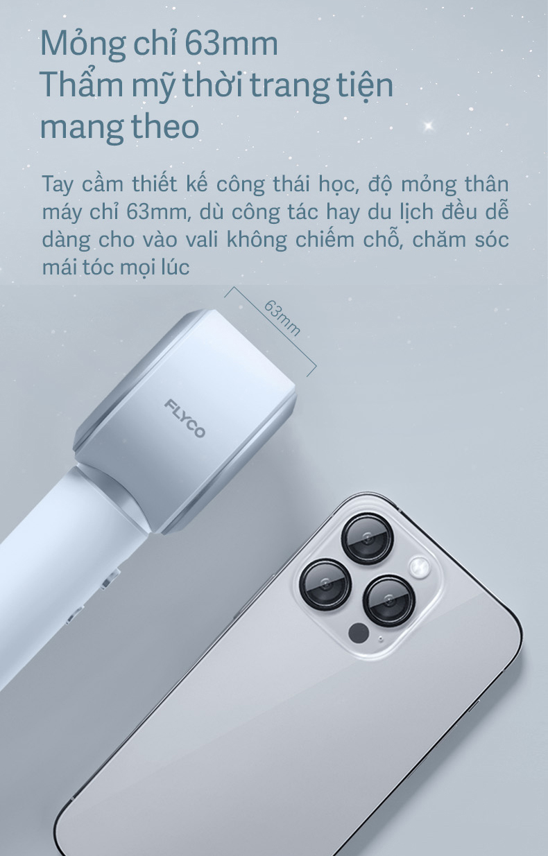 Máy sấy tóc ion âm FLYCO FH6371VN - Chính hãng 13 May say toc ion am FLYCO FH6371 bigmivn 4