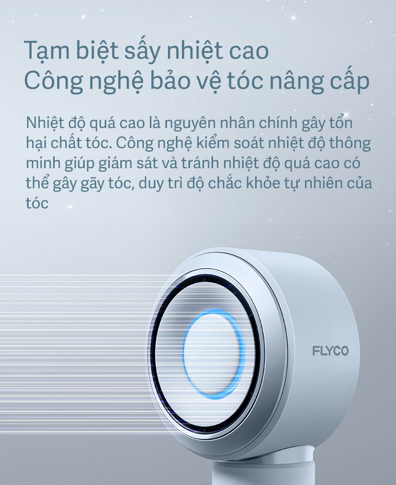 Máy sấy tóc ion âm FLYCO FH6371VN - Chính hãng 6 May say toc ion am FLYCO FH6371 bigmivn 9