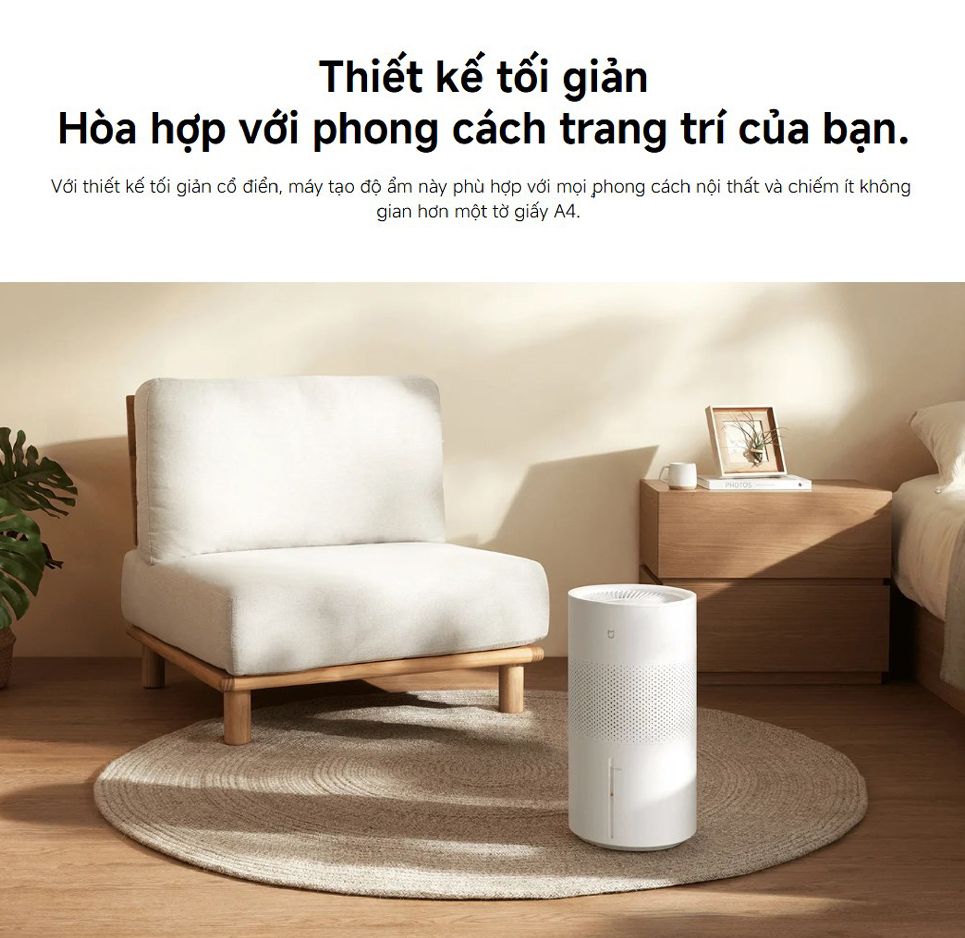 Máy tạo ẩm không sương Xiaomi Mijia Smart Evaporative Humidifier Pro BHR082TEU 600mL/h - Chính hãng 14 May tao am khong suong Xiaomi Mijia Smart Evaporative Humidifier Pro BHR082TEU bigmivn 5