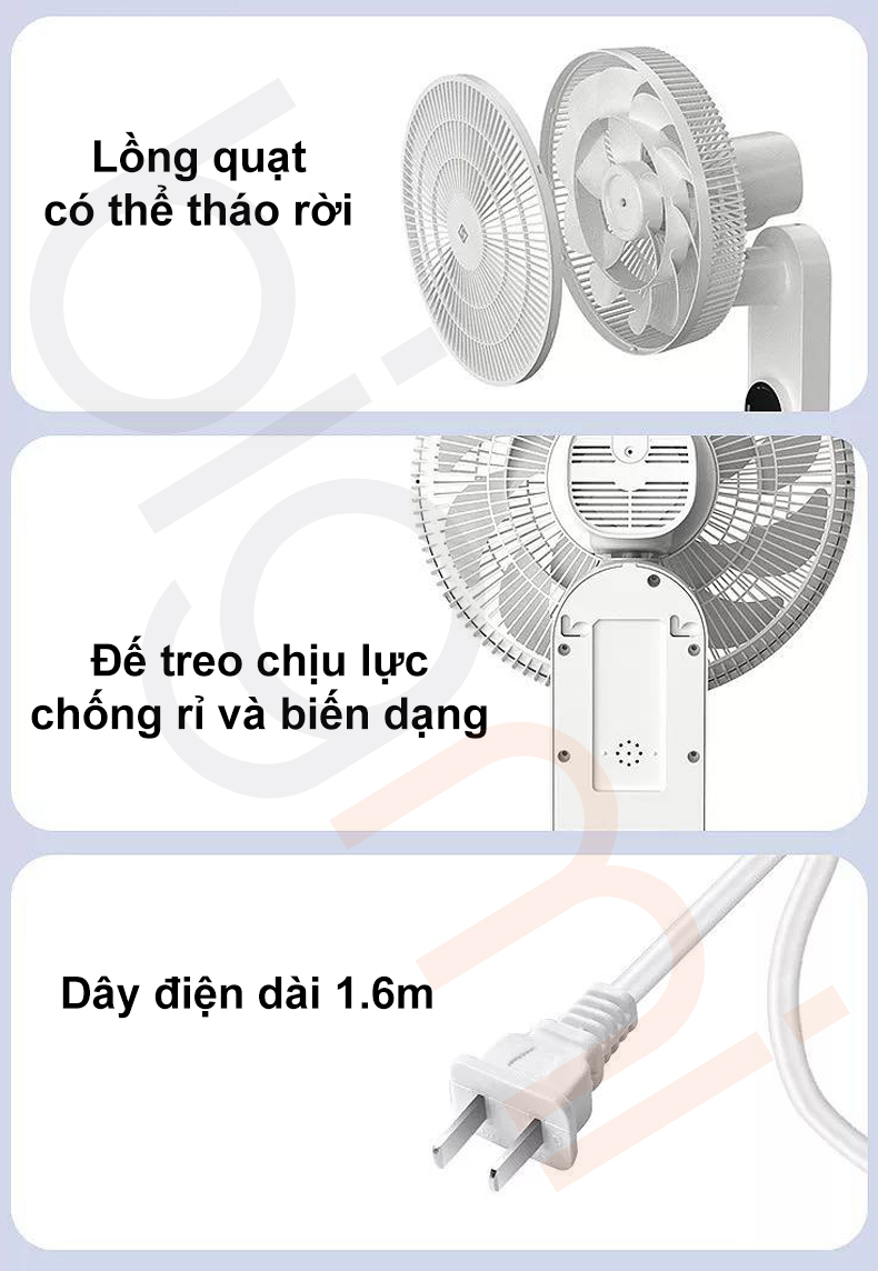 Quat treo tuong 15 canh Jipin JP FGB ASR 35cm 1