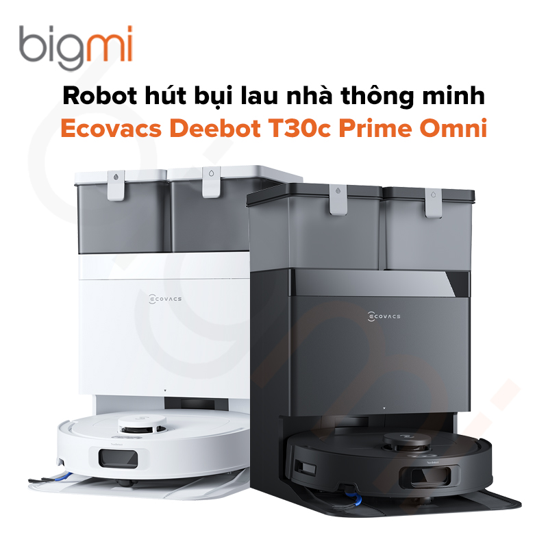 Robot hút bụi lau nhà Ecovacs Deebot T30c Prime Omni