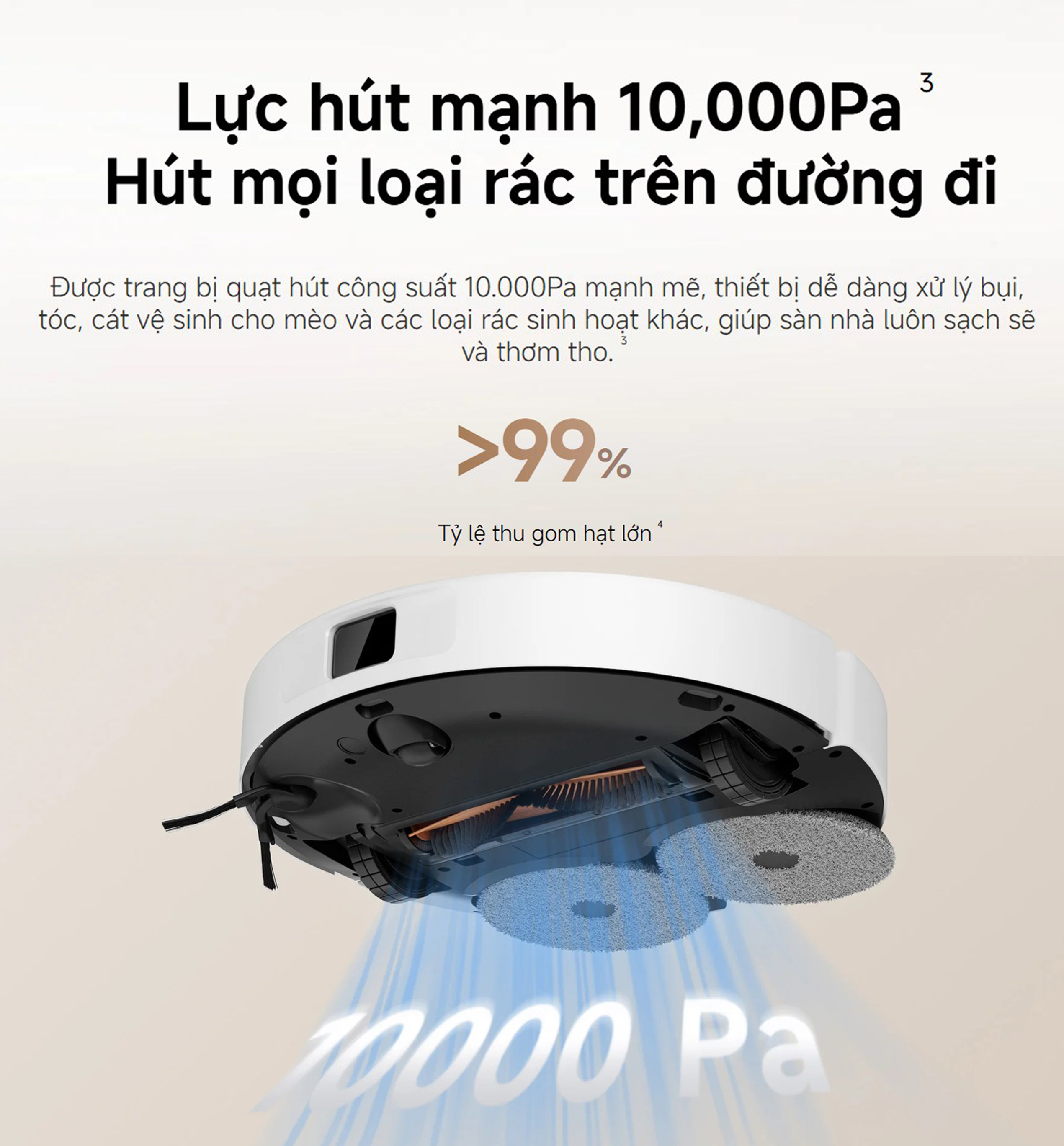 Robot hut bui lau nha Xiaomi Vacuum H50 EU BHR08GUEU bigmivn 2