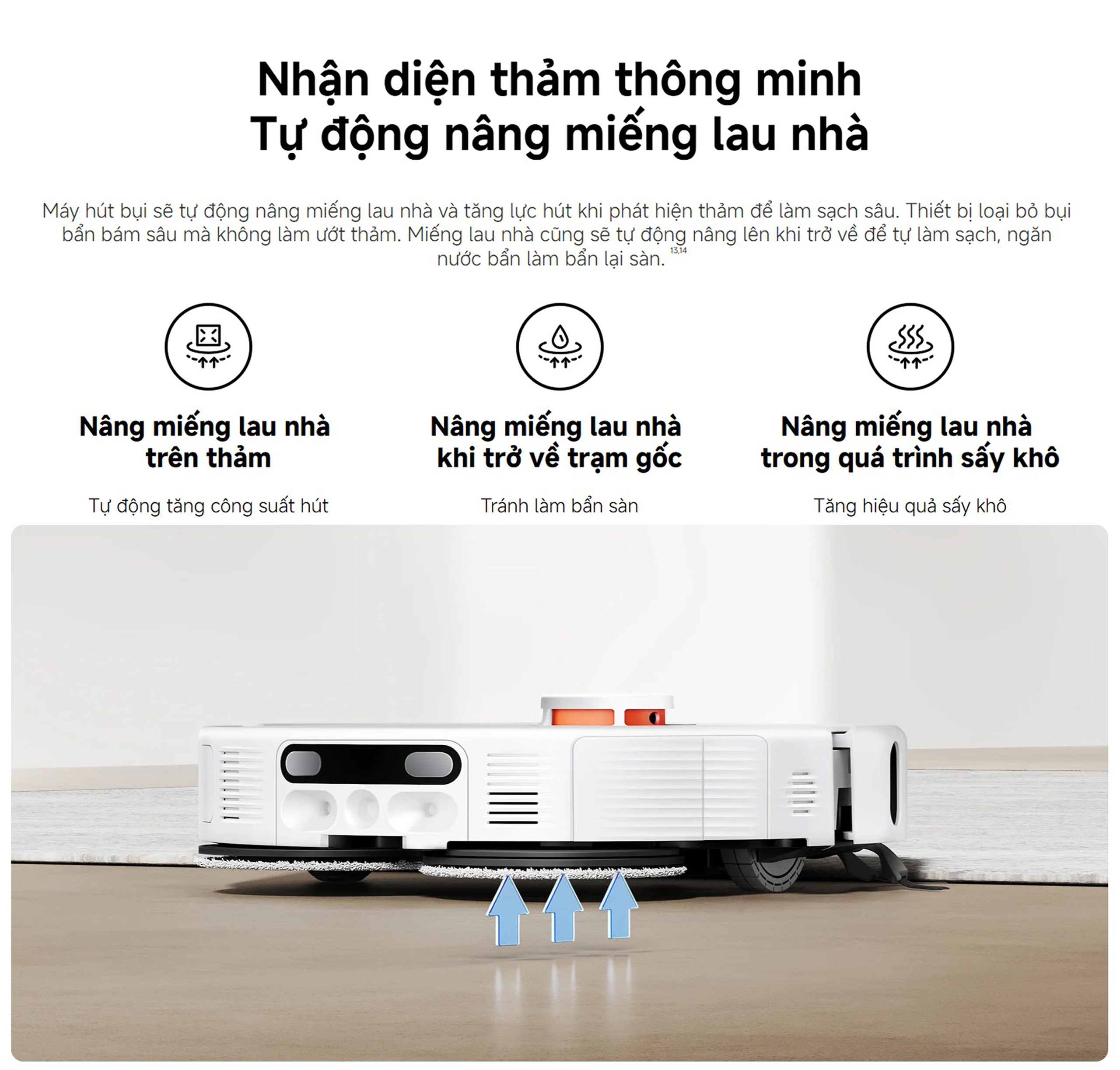 Robot hut bui lau nha Xiaomi Vacuum H50 Pro EU BHR089NEU bigmivn 12