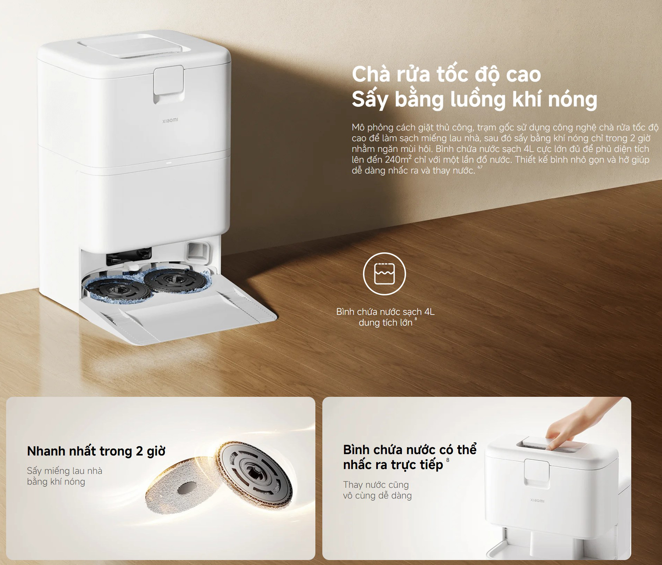 Robot hut bui lau nha Xiaomi Vacuum H50 Pro EU BHR089NEU bigmivn 7