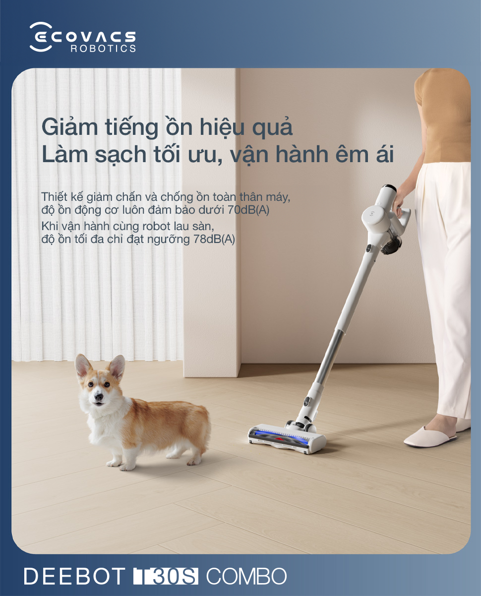 Robot hút bụi lau sàn Ecovacs T30s Combo - Chính Hãng 20 Robot hut bui lau san Ecovacs T30s Combo bigmivn 18
