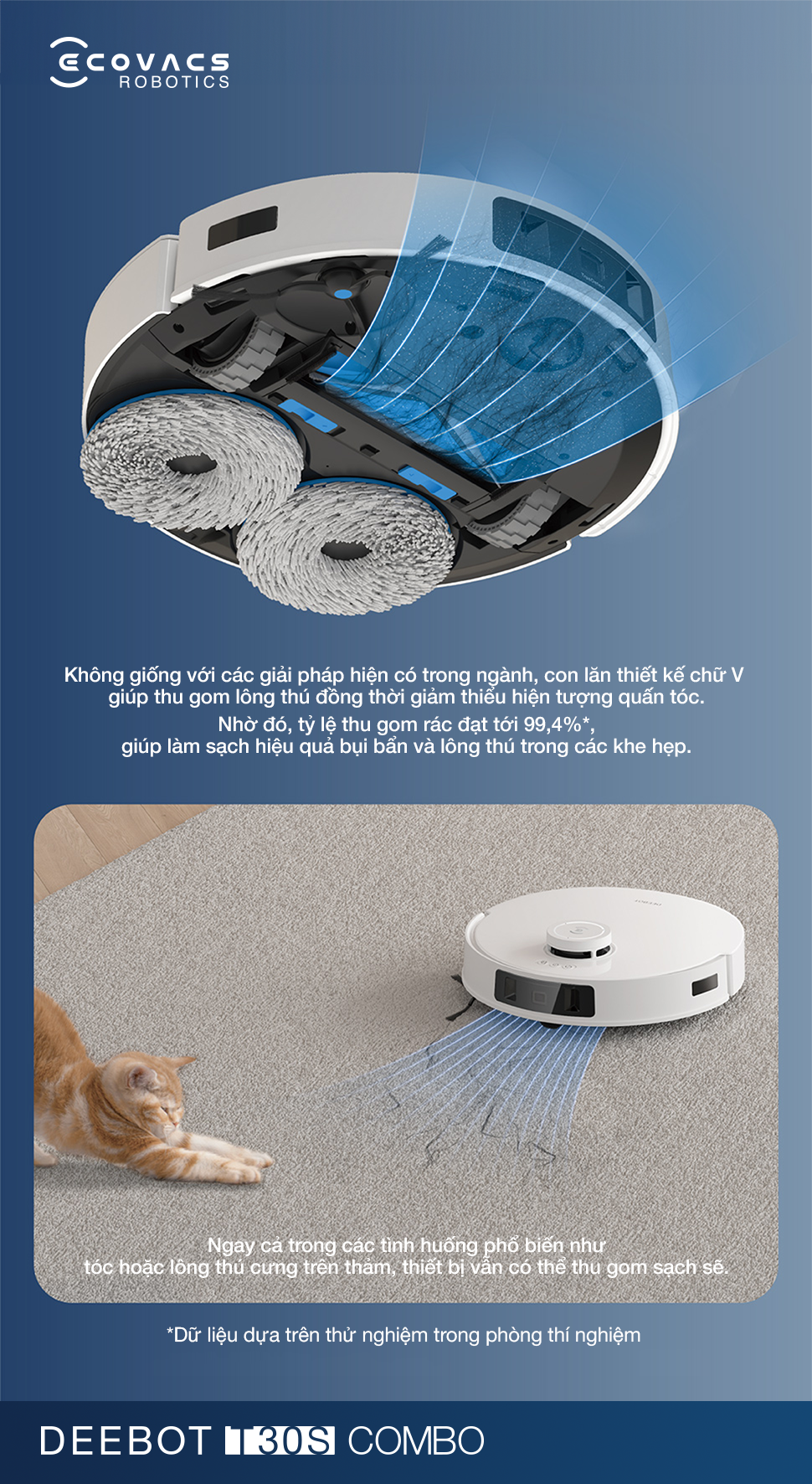 Robot hút bụi lau sàn Ecovacs T30s Combo bigmivn (19) Robot hut bui lau san Ecovacs T30s Combo bigmivn 19