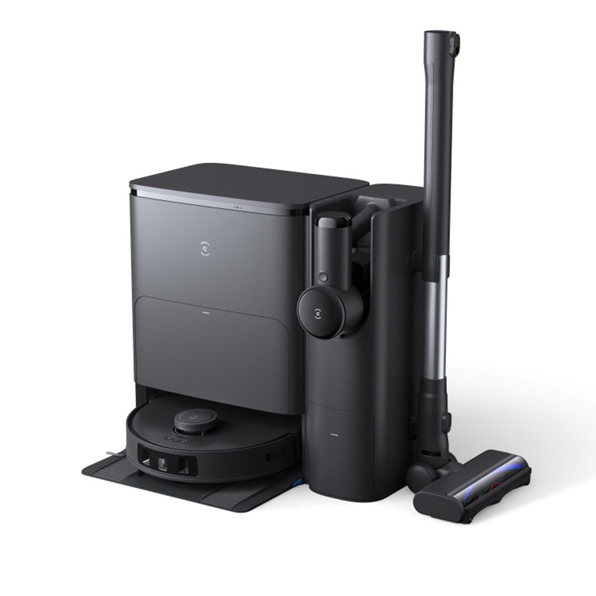 Robot hút bụi lau sàn Ecovacs T30s Combo màu đen (2) Robot hut bui lau san Ecovacs T30s Combo mau den 2