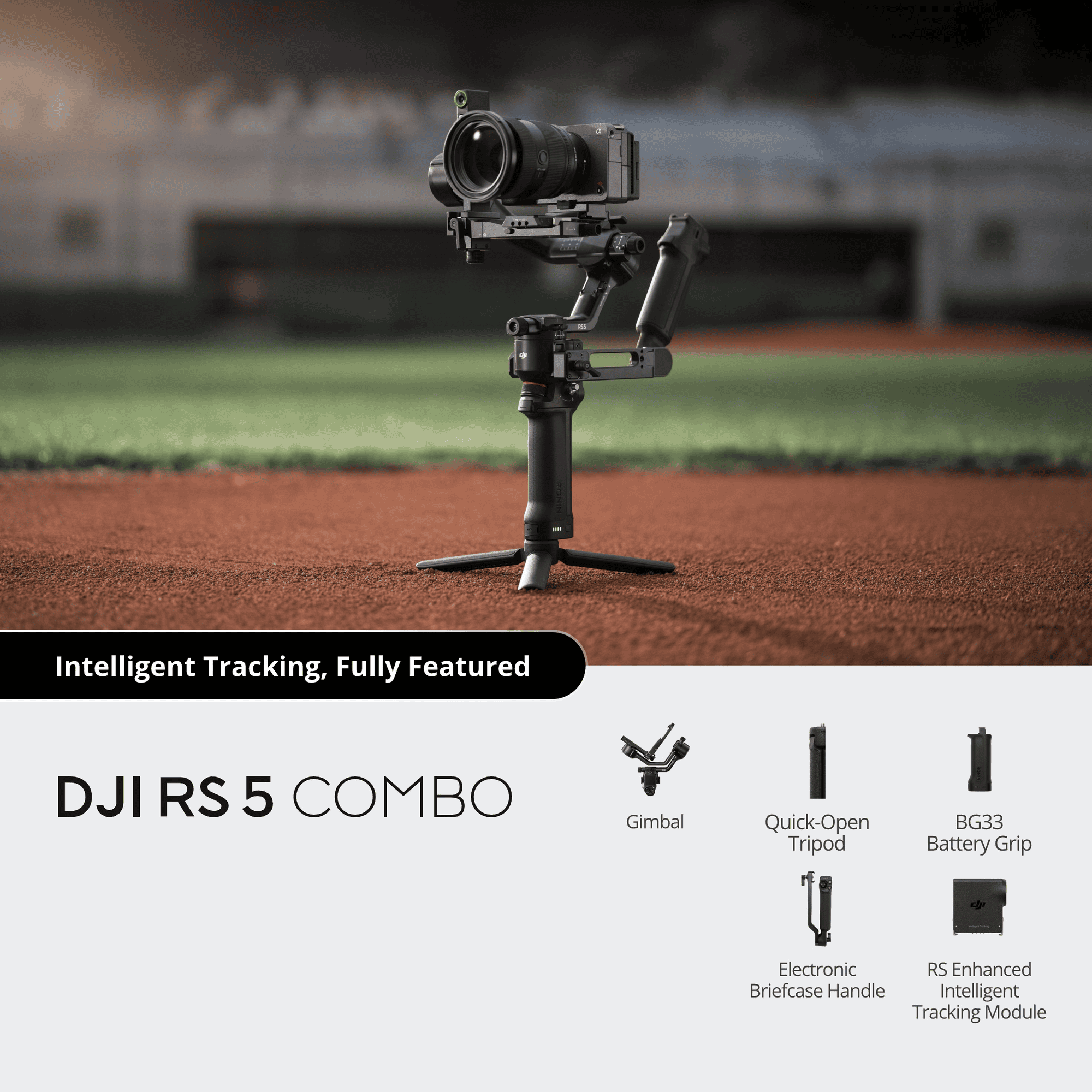 Tay cầm chống rung Gimbal DJI RS 5 combo Tay cam chong rung Gimbal DJI RS 5 combo