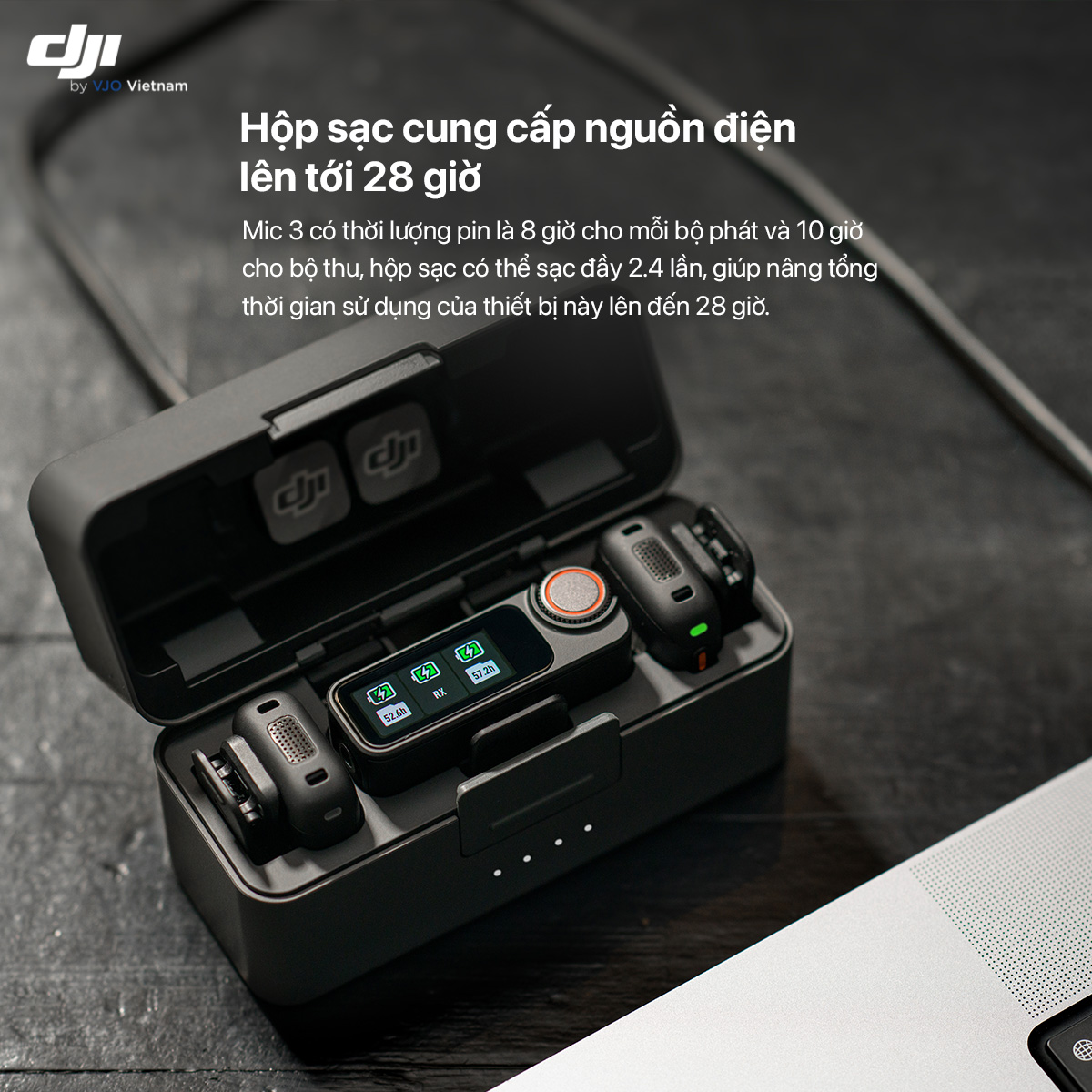 Tinh nang Micro khong day DJI Mic 3 10