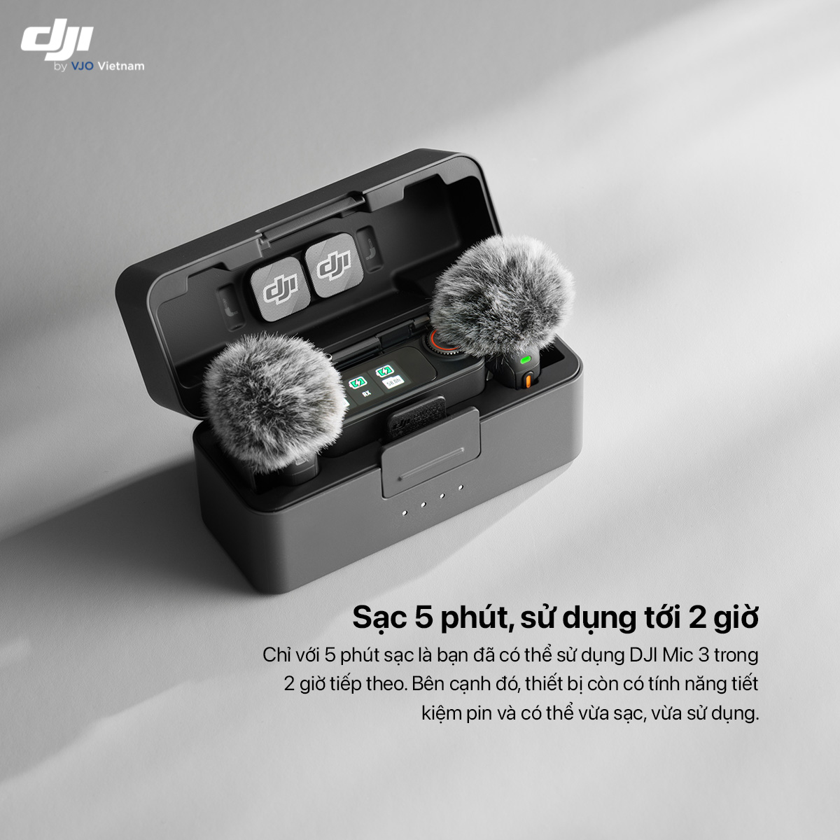 Tinh nang Micro khong day DJI Mic 3 11