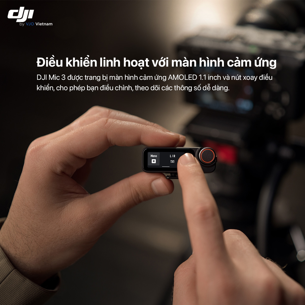 Tinh nang Micro khong day DJI Mic 3 2