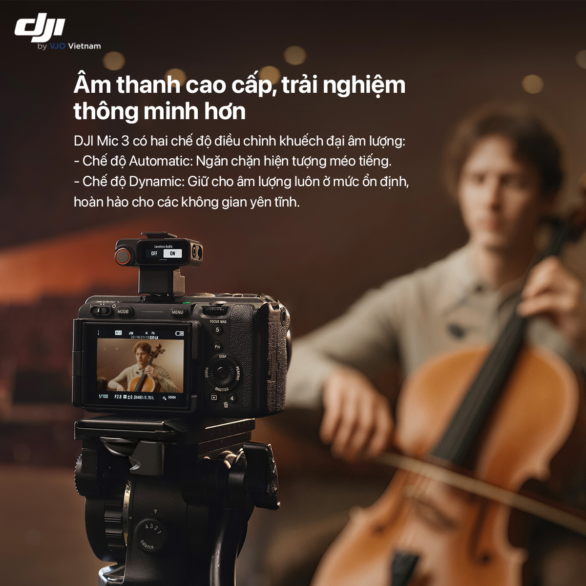 Tinh nang Micro khong day DJI Mic 3 3