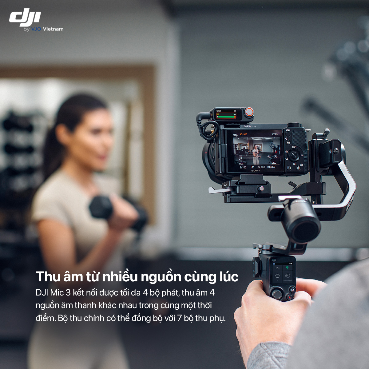 Tinh nang Micro khong day DJI Mic 3 6