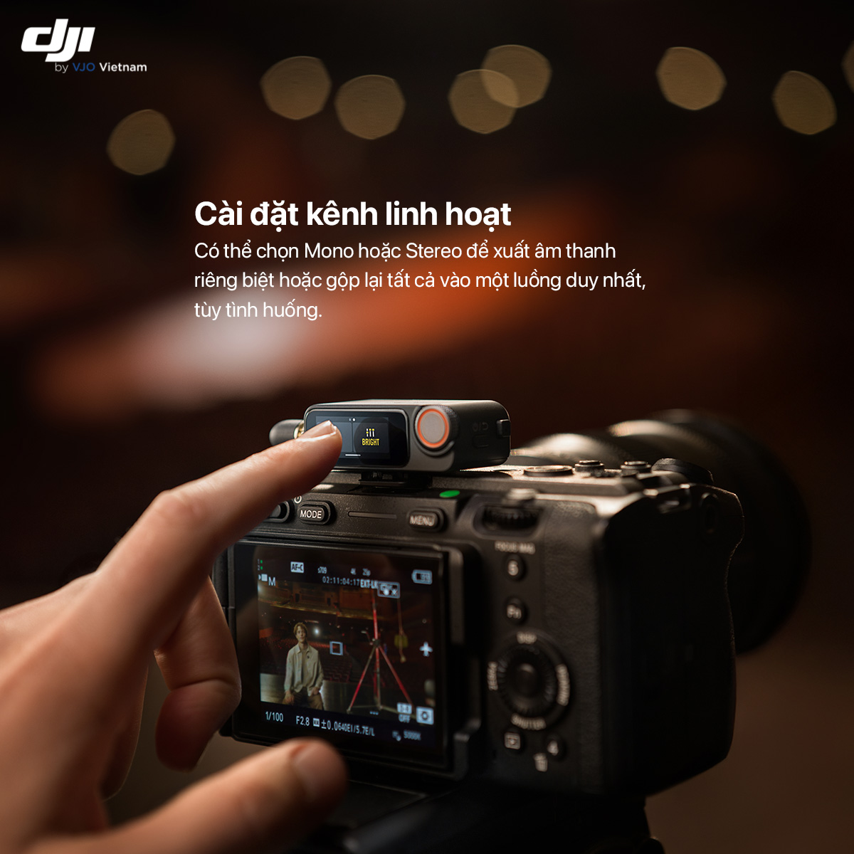 Tinh nang Micro khong day DJI Mic 3 7