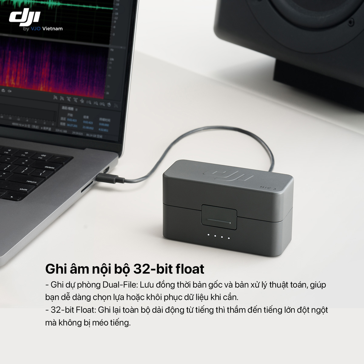 Tinh nang Micro khong day DJI Mic 3 8