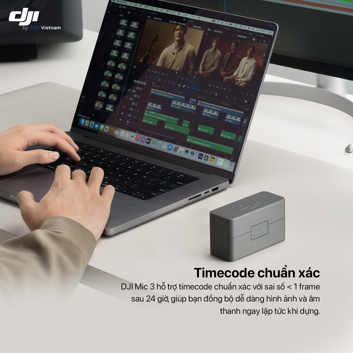 Tinh nang Micro khong day DJI Mic 3 9