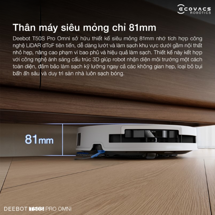 robot hut bui lau nha Ecovacs Deebot T50S Pro Omni bigmivn 2