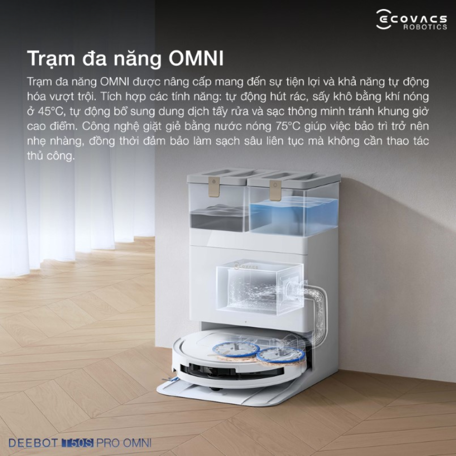 robot hut bui lau nha Ecovacs Deebot T50S Pro Omni bigmivn 6