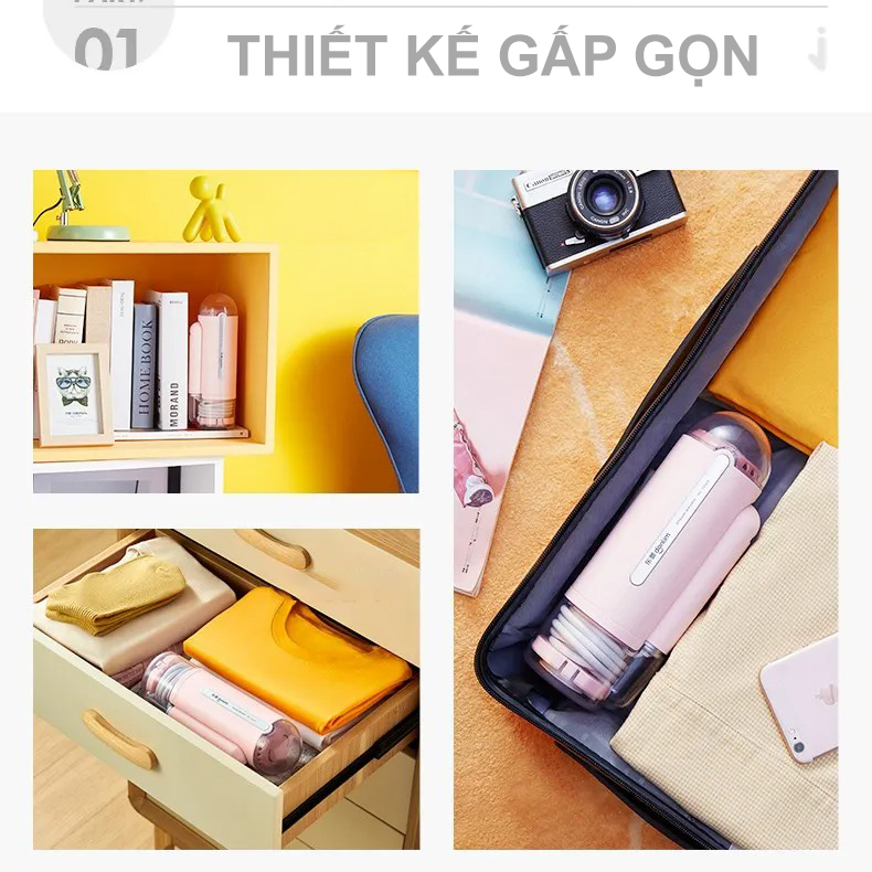 Bàn ủi hơi nước cầm tay Donlim DL-1022 - Chính hãng 3 Ban ui hoi nuoc cam tay Donlim DL 1022 bigmivn 1