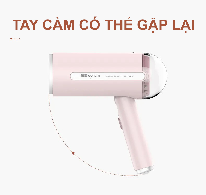 Bàn ủi hơi nước cầm tay Donlim DL-1022 - Chính hãng 4 Ban ui hoi nuoc cam tay Donlim DL 1022 bigmivn 3