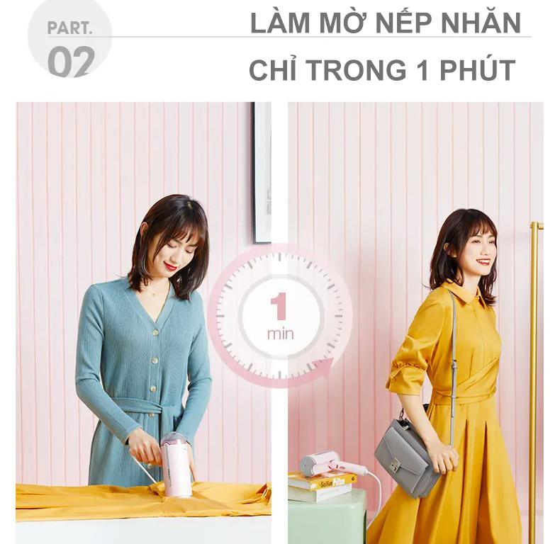 Bàn ủi hơi nước cầm tay Donlim DL-1022 - Chính hãng 5 Ban ui hoi nuoc cam tay Donlim DL 1022 bigmivn 4