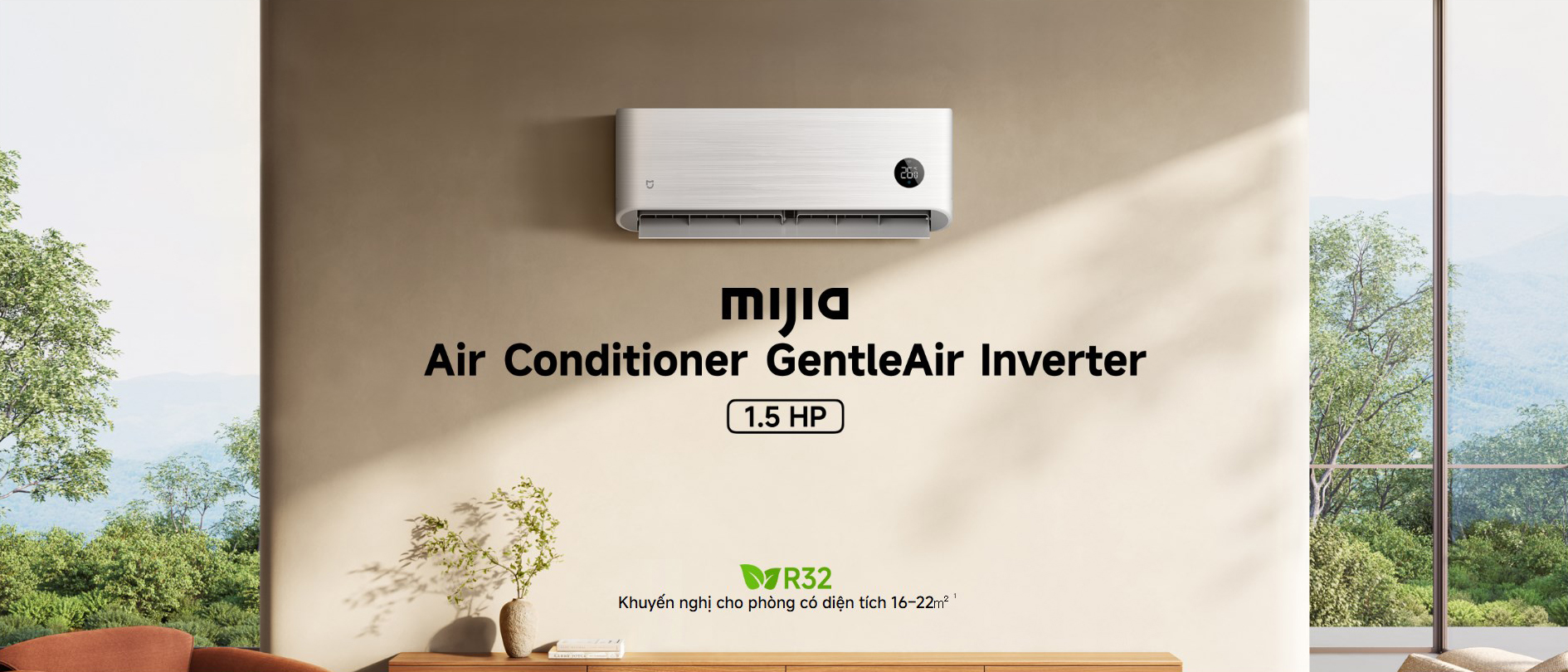 Điều hoà Xiaomi Mijia GentleAir Inverter 1.5HP 12.000BTU (1)