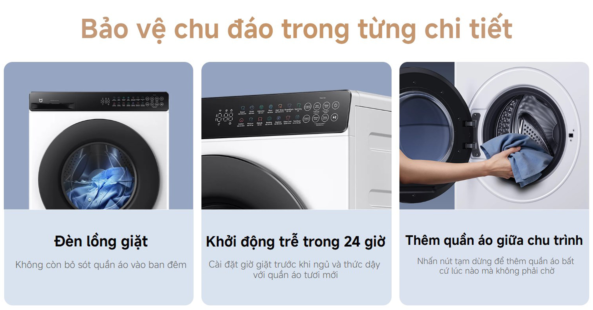 May giat cua truoc Xiaomi Mijia 9kg Front Load Washer MJA08VN bigmivn 16