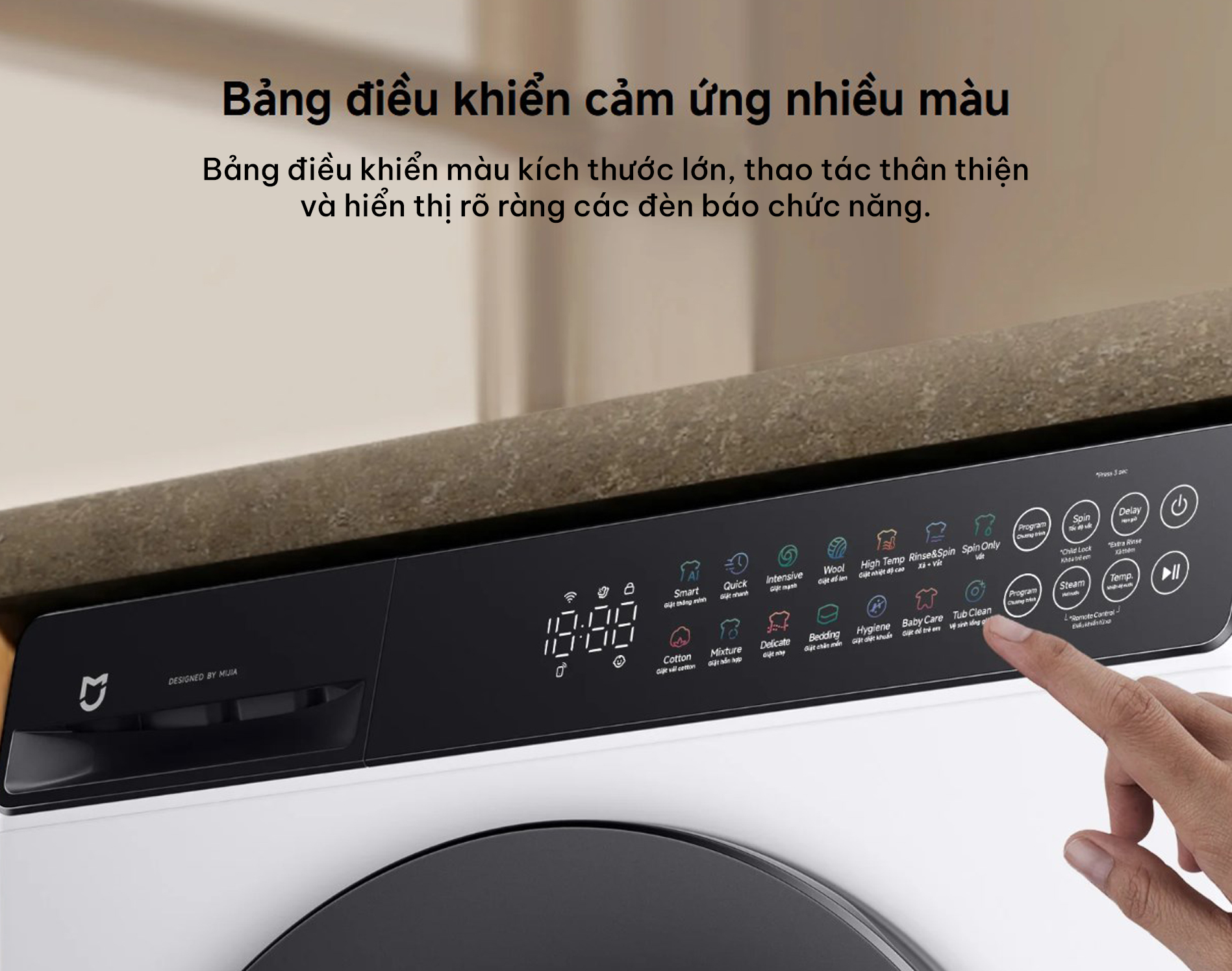 May giat cua truoc Xiaomi Mijia 9kg Front Load Washer MJA08VN bigmivn 5