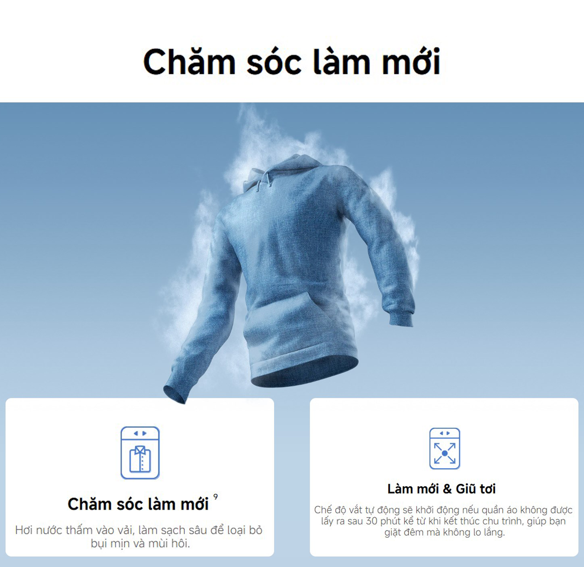 May giat cua truoc Xiaomi Mijia 9kg Front Load Washer MJA08VN bigmivn 9