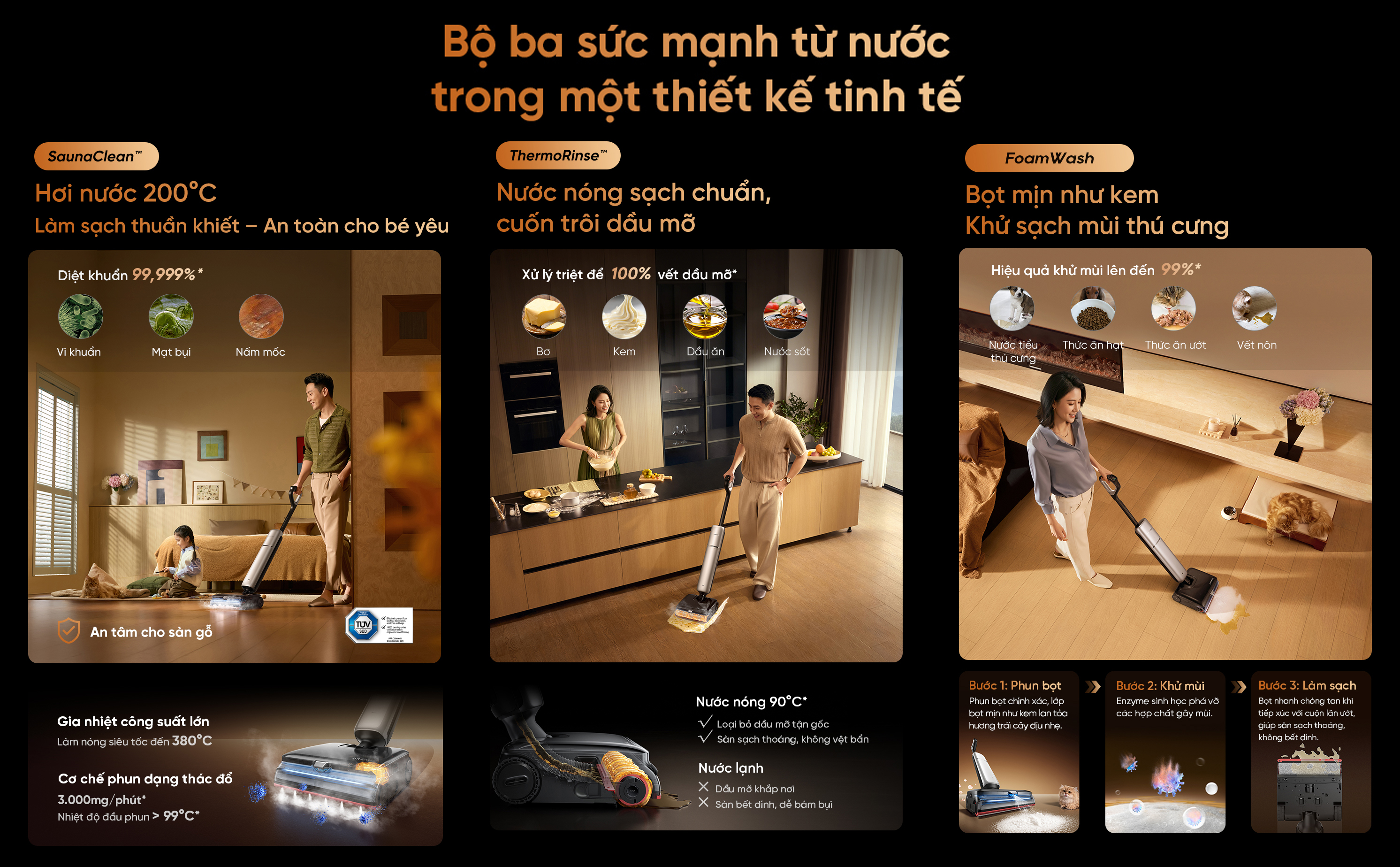 May hut bui lau nha Dreame H16 Pro TriForce bigmivn 1