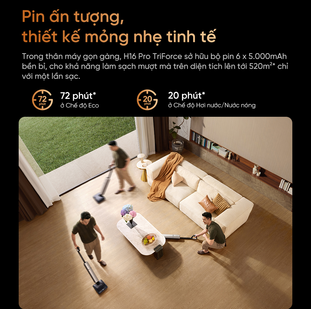 May hut bui lau nha Dreame H16 Pro TriForce bigmivn 10