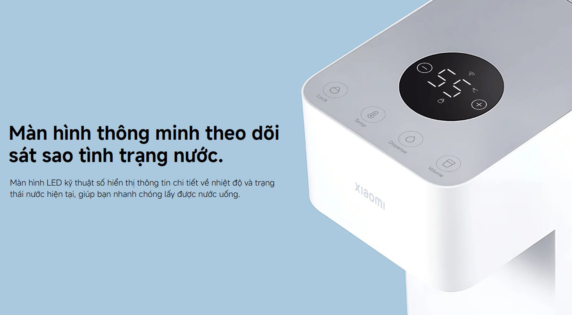 May loc nuoc nong lanh Xiaomi Smart Water Dispenser Hot and Cold bigmivn 7